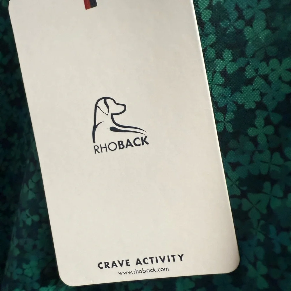 Rhoback Teal Patterned Polo Shirt - Picture 4 of 4